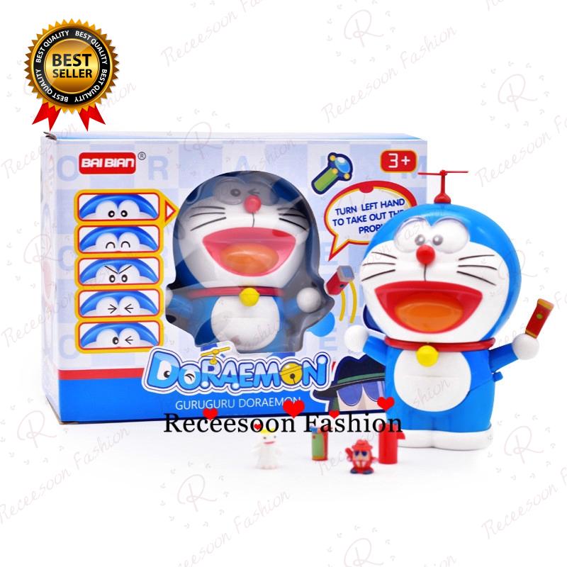 Đồ chơi hình Doraemon kích thước 11*14cm thay đổi gương mặt thú vị