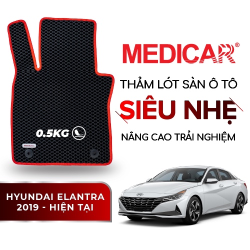 MEDICAR - Thảm Lót Sàn ô tô Hyundai Elantra (2023-Hiện tại)