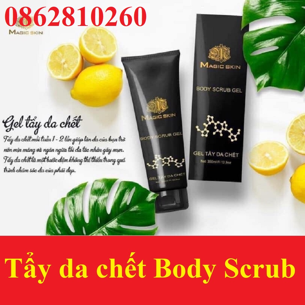 Tẩy da chết toàn thân Body Scrub Gel - Magic Skin