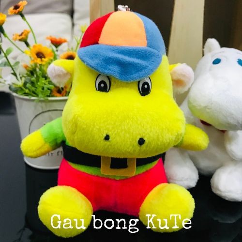Gấu bông - Hà mã Moomin móc khóa, treo nôi