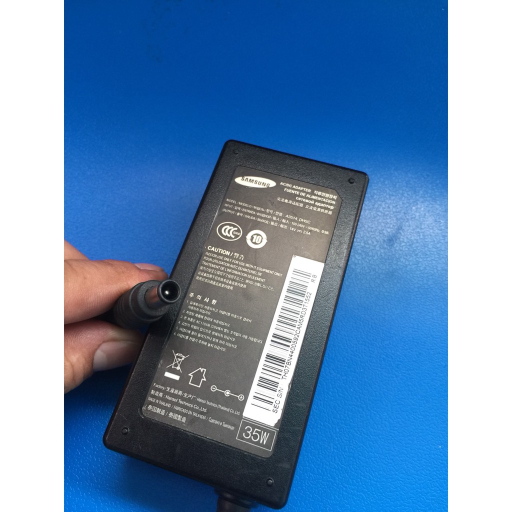 Sạc màn hình Samsung 14V 1.07A hàng chính hãng.