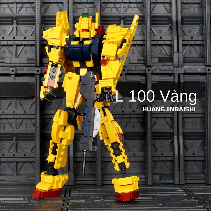 ▽❍Mô hình khối xây dựng Gundam mới và đồ nội thất lắp ráp trò chơi xếp của trẻ em, robot em