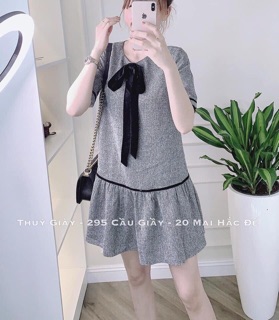 Đầm baby doll nơ