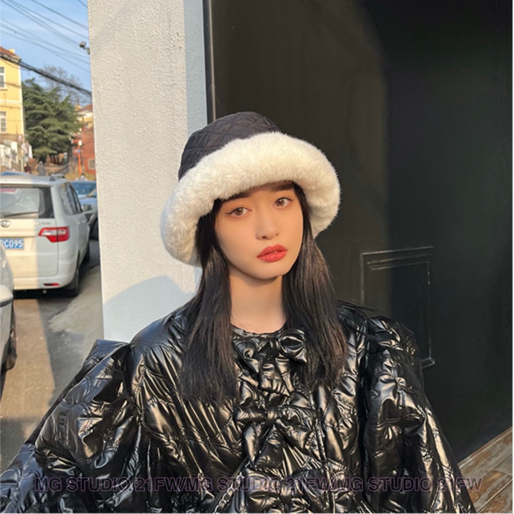 Mũ giữ ấm MG STUDIO vải bông dành cho mùa đông 3 màu sắc lựa chọn