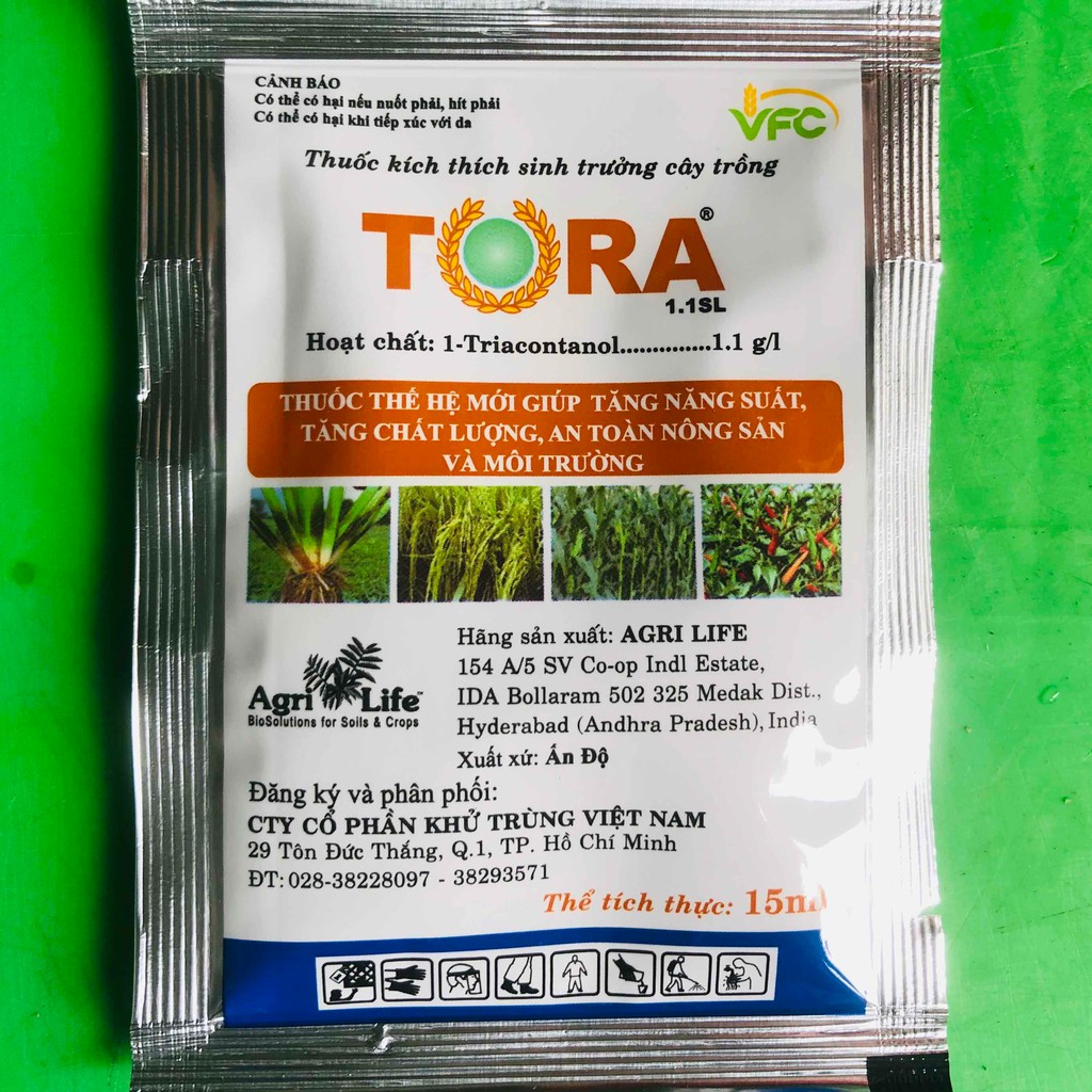 01 gói TORA 1.1SL 15ML Chế phẩm điều hòa sinh trưởng cây trồng