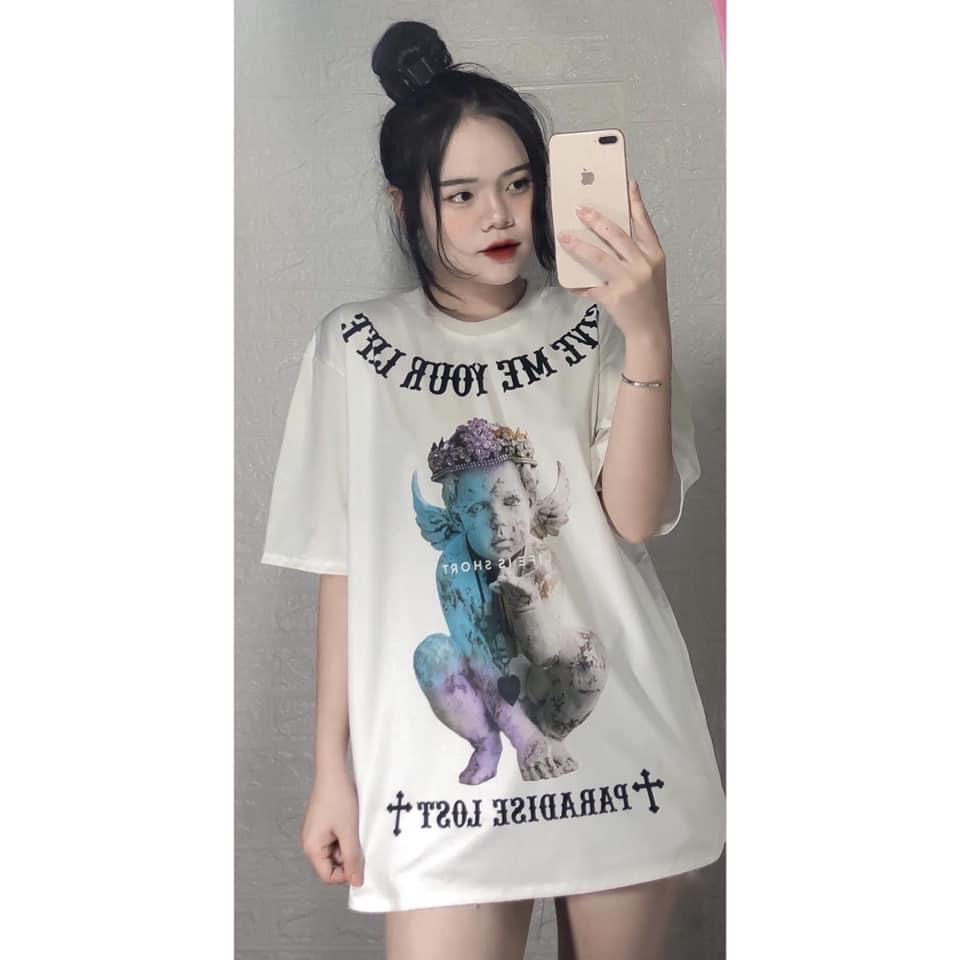 [RẺ VÔ ĐỊCH] Áo thun tay lỡ Thiên Thần Baby Siêu Cute Mẫu mới 2021