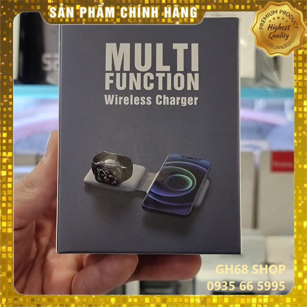 Đế sạc không dây đa năng 3 in 1 RPP-W56 Hỗ Trợ Sạc Nhanh Không Dây - Chính hãng REMAX