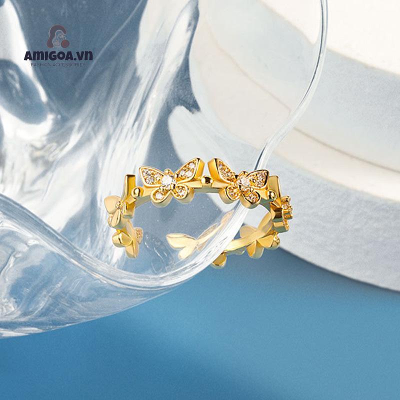✨✨Nhẫn Hợp Kim Hình Bươm Bướm Xinh Xắn