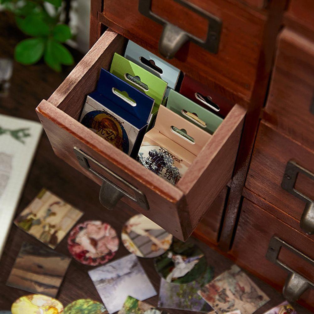 Nhãn Dán Trang Trí Điện Thoại / Sổ Tay / Nhật Ký Phong Cách Vintage DIY