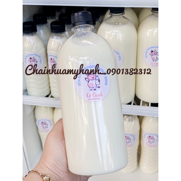 (HOẢ TỐC) combo 50chai 1lít kèm nắp fi 28