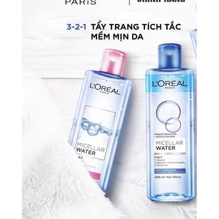 Nước tẩy trang Loreal 400ml hàng chính hãng