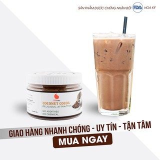 Cacao sữa dừa 3in1 thơm ngon - Đậm đà dạng dễ bảo quản Light Coffee - Hũ 230g - 550g