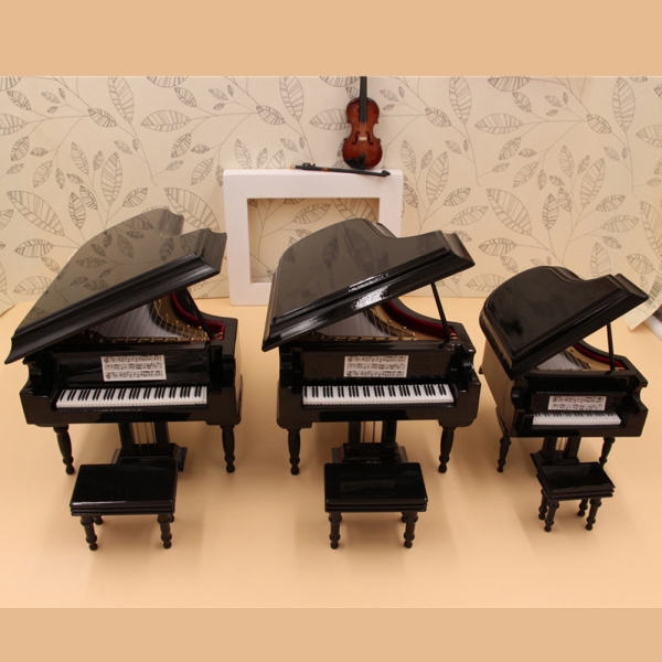 Mô hình đàn piano mini trang trí nội thất