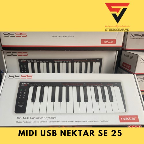 Nektar Impact SE25 Midi USB 25 Phím (Đàn làm nhạc trên máy tính - Music Producer)