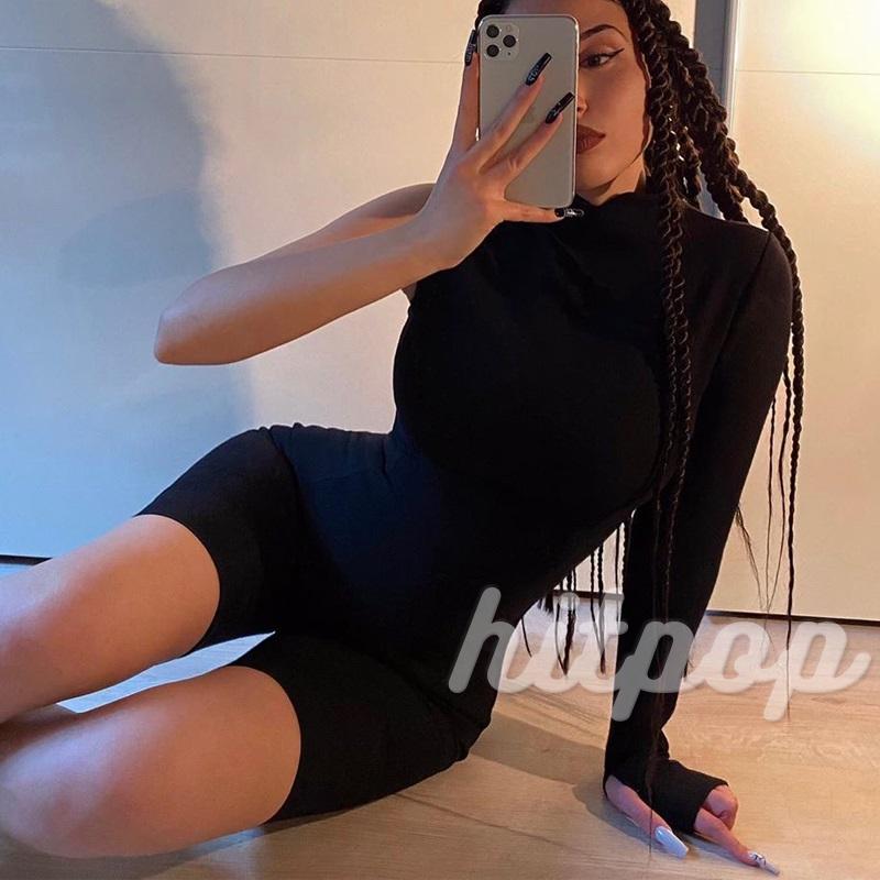 Bộ đồ liền thân màu trơn cực quyến rũ cho nữ