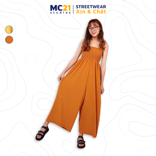Jumpsuit 2 dây Minion Clothing, ống quần suông rộng phong cách Ulzzang Streetstyle Hàn Quốc Q2003
