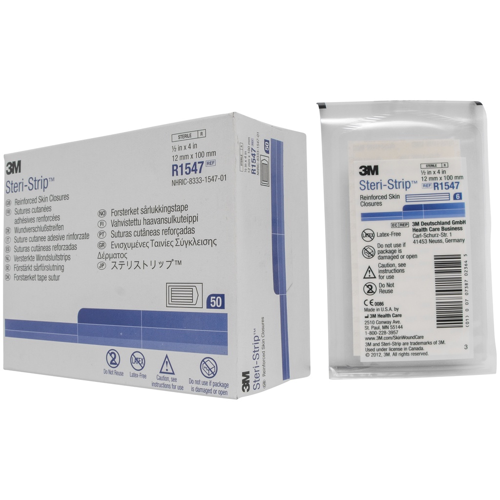 Adhesive Skin Closure - Băng dính dán da Steri Strip thay thế chỉ khâu da 3M Steri Strip trong phẫu thuật tránh giãn sẹo