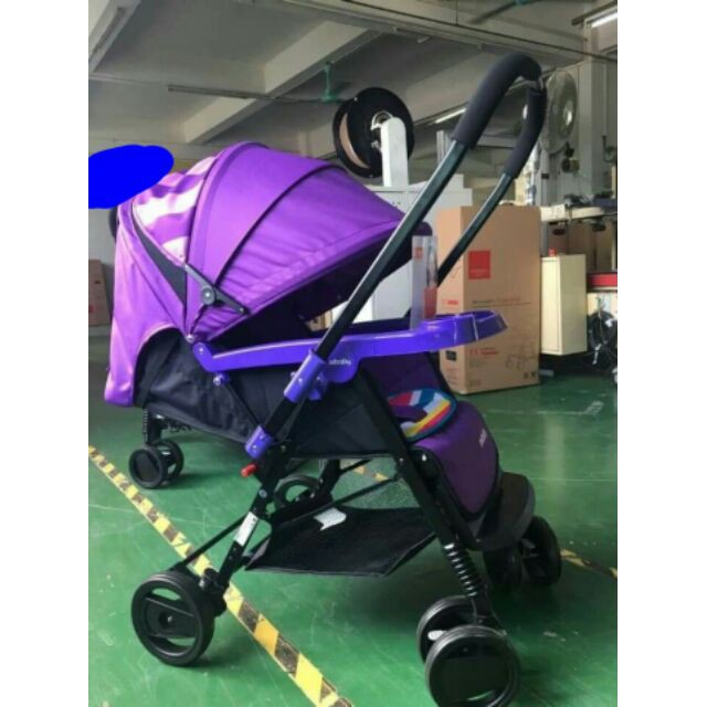 Xe đẩy trẻ em cao cấp 2 chiều Seebaby T11 xanh dương  (kéo sang để xem hình thật) BẢO HÀNH 1 NĂM