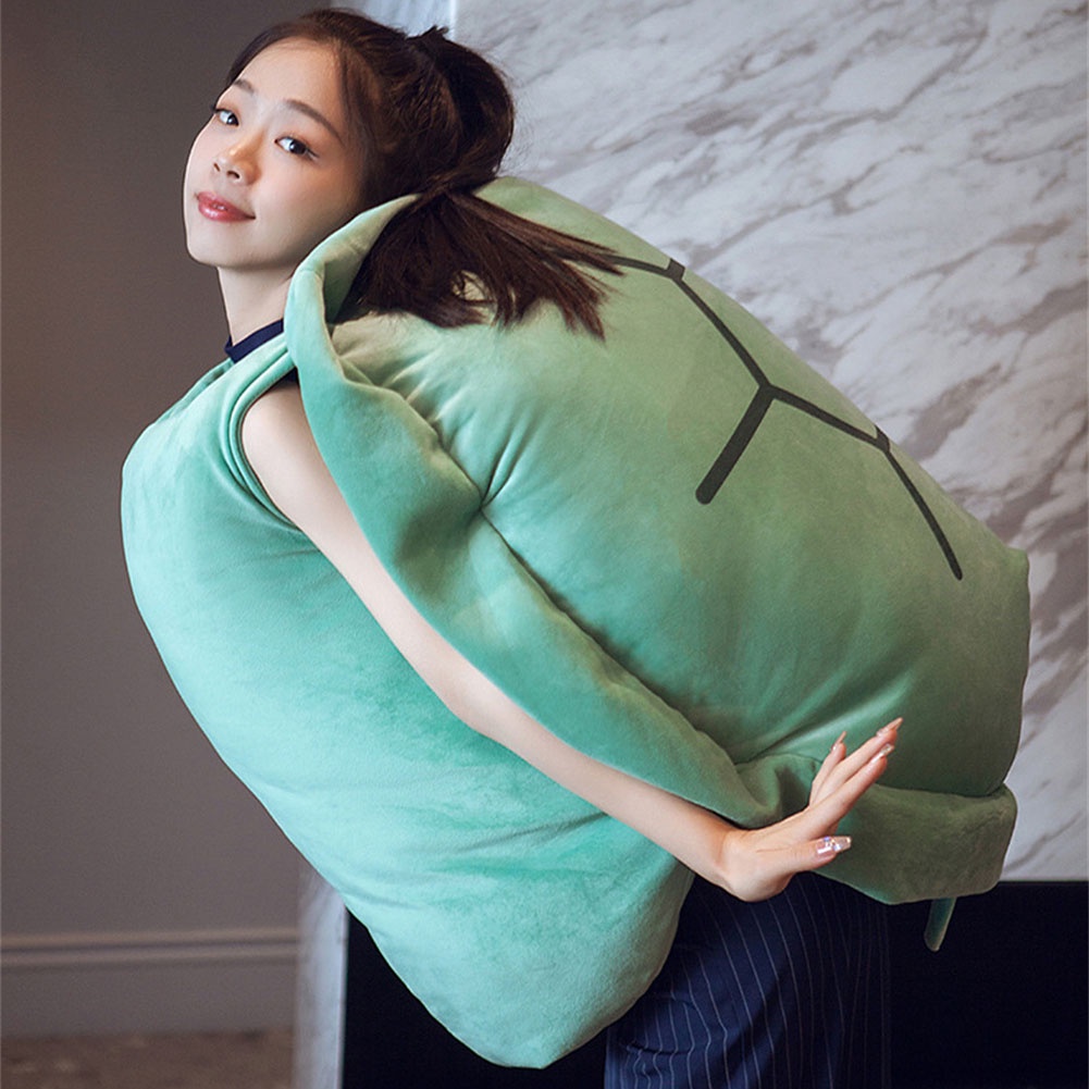 Gối/Búp Bê Mai Rùa Lớn Bán Chạy Nhất Búp Bê Ngủ Có Thể Đeo Vui Nhộn Búp Bê Nhồi Bông Sáng Tạo Mai Rùa Lớn.