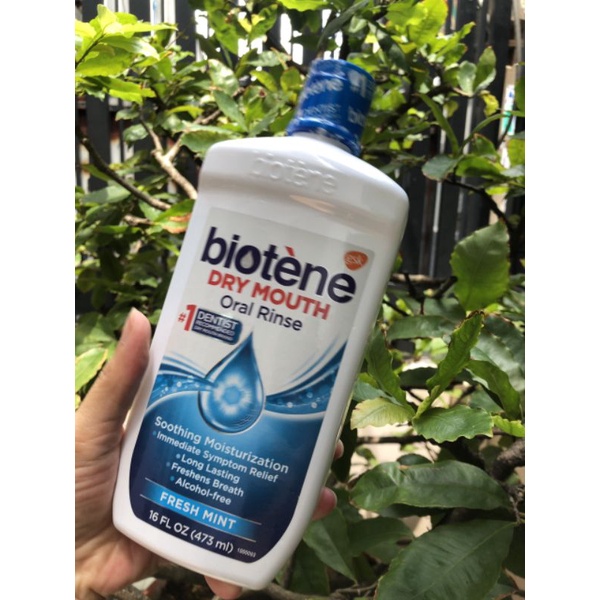 Nước súc miệng BIOTENE Dry Mouth giảm khô miệng 473ml - Date 11/2023