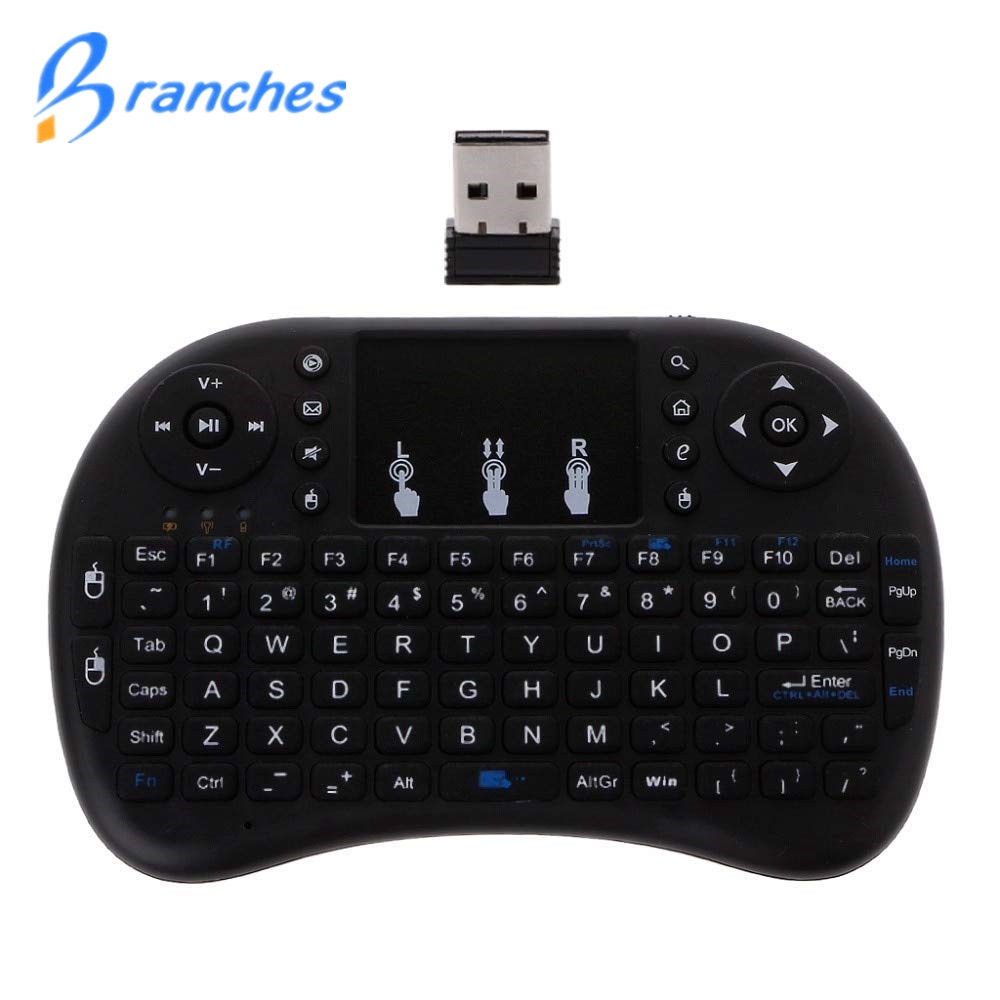 Bàn PhíM Mini I8 2.4G TíCh HợP ChuộT Bay Không Dây