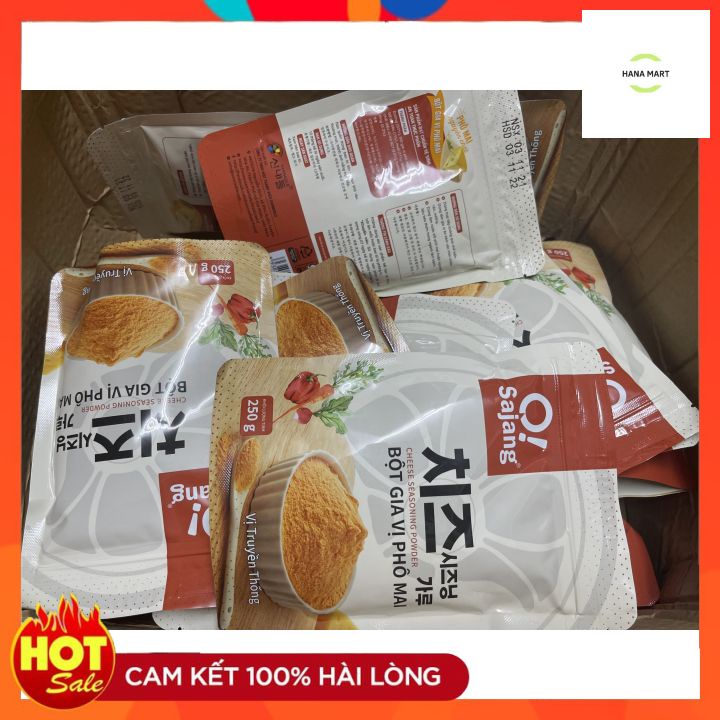 &lt;SIÊU HOT&gt; Bột Phô Mai Lắc SAJANG Hàn Quốc 250g