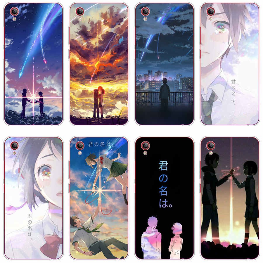 Ốp Lưng Mềm In Hình Phim Anime Your Name Cho Vivo Y53 Y55 Y91 Y91C S1 2019 S1 Pro