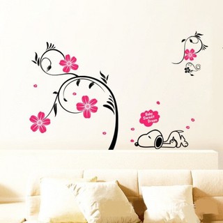 Decal dán tường hoa