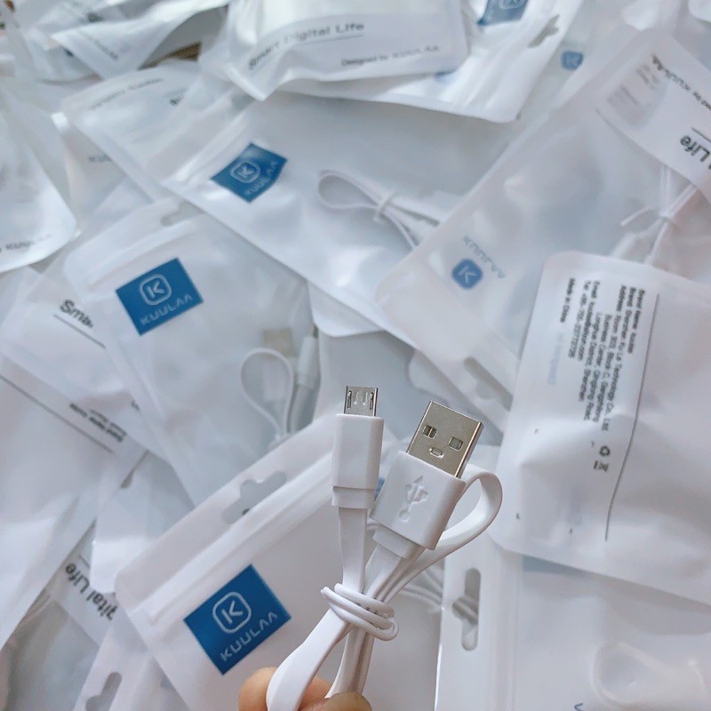 Cáp sạc Micro USB cho Xiaomi, oppo, sámung- sạc quạt- dài 30cm