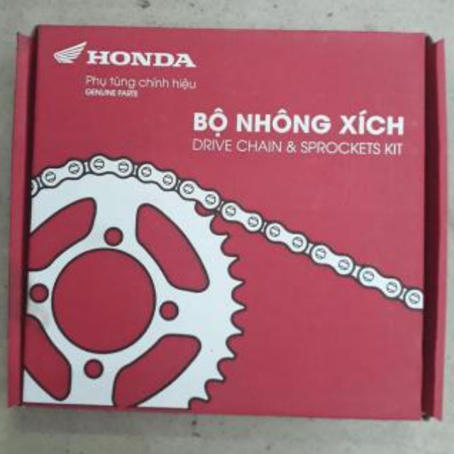 Bộ nhông sên đĩa honda - nhông sên đĩa dream wave