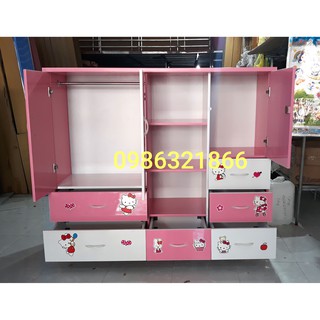 Tủ quần áo trẻ em đẹp cho bé gái Bảo hành 2 năm tận nơi