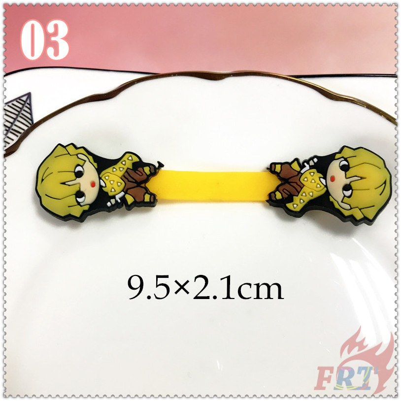 ◐ Phụ Kiện Quấn Dây Cáp Hình Anime Demon Slayer Độc Đáo ◑ 1 Dụng Cụ Cố Định Dây Cáp Tanjirou / Nezuko / Zenitsu / Inosuke / Giyuu