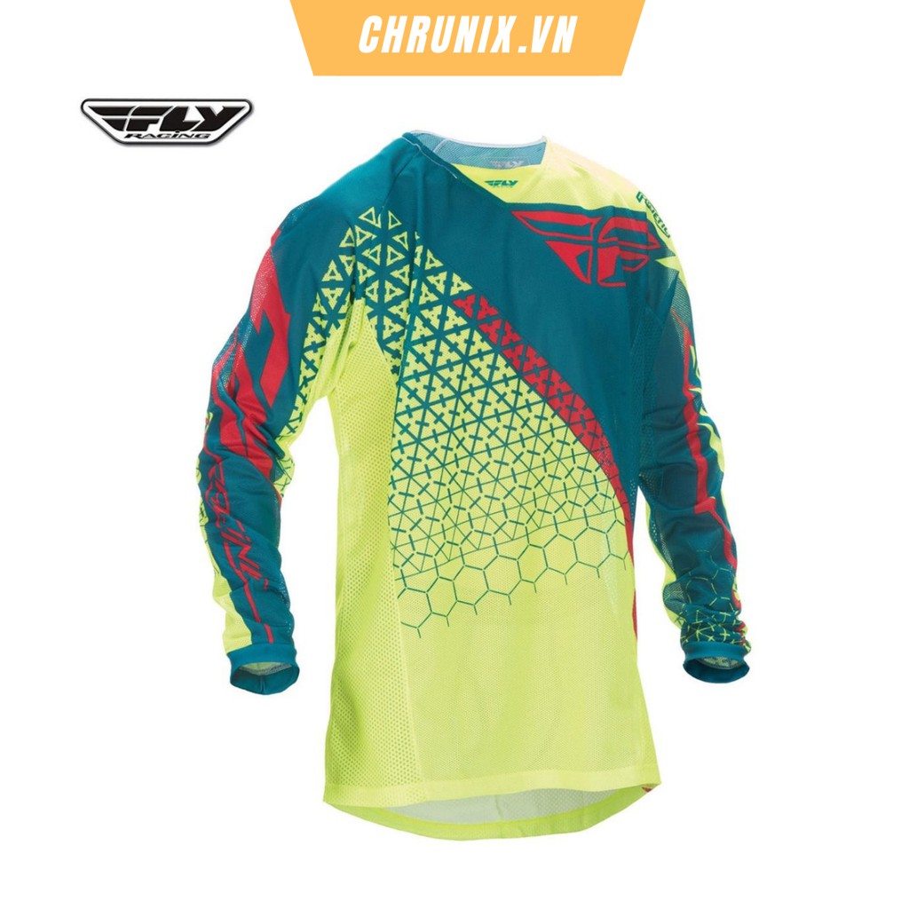 Áo Thun Thể Thao Moto Cào Cào PKL Fly Kinetic Mesh Jersey Phản Quang Chrunix