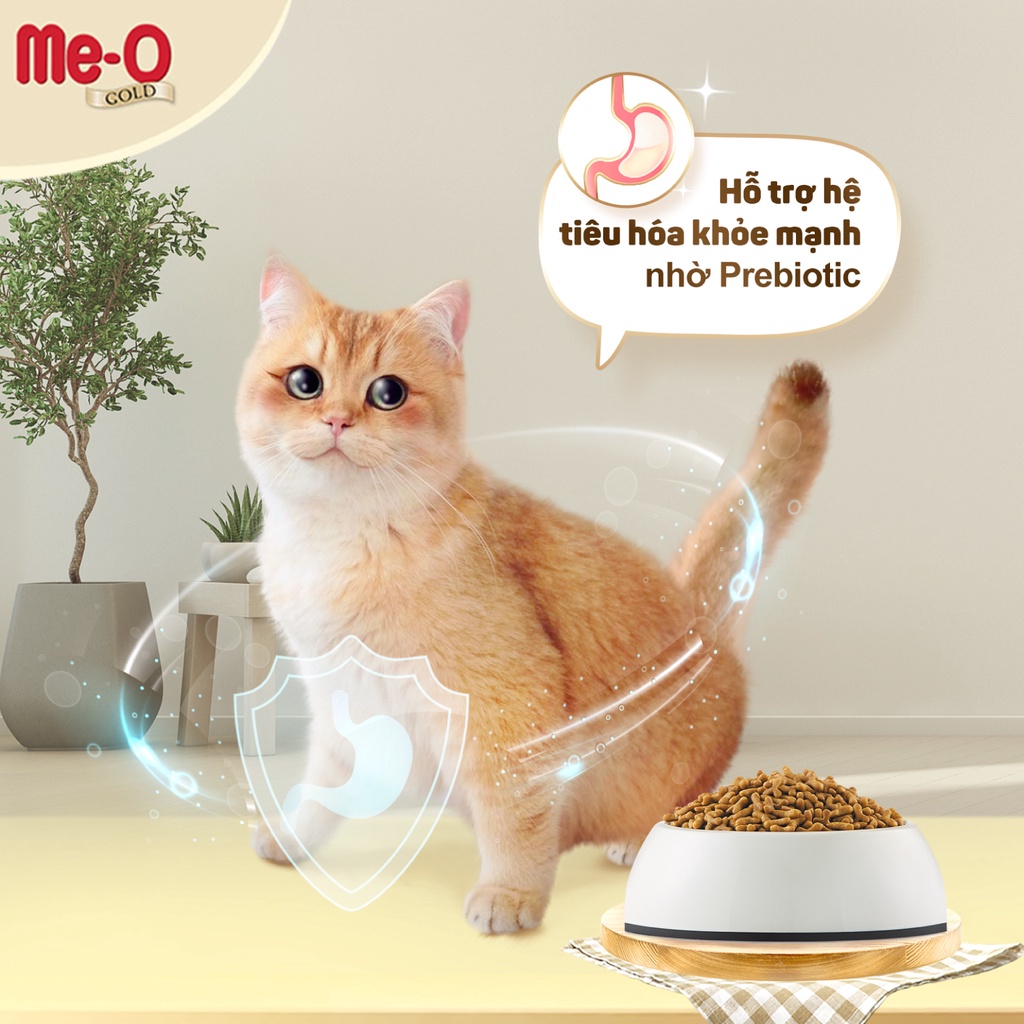 Thức ăn cho mèo ME-O Adult 350gr 3 vị hạt khô thơm ngon cho mèo trưởng thành phân phối chính hãng TD PET