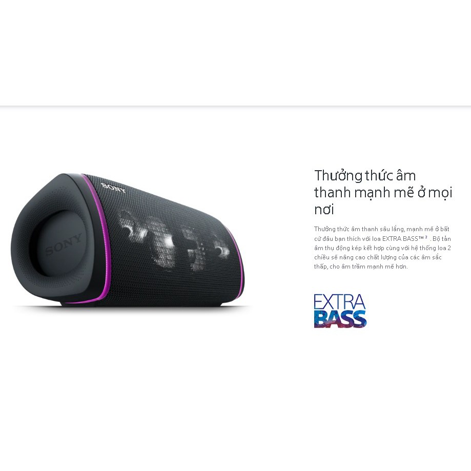 Loa Bluetooth Extra Bass Sony SRS-XB43 - Bảo Hành 12 Tháng Toàn Quốc