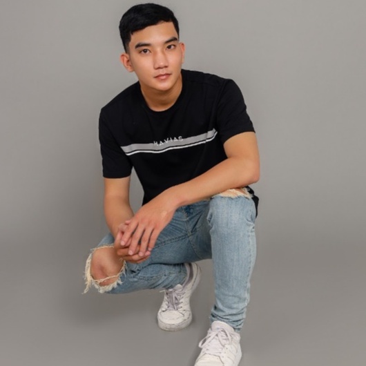 DLine HAVIAS áo thun cổ tròn vải Cotton 100% Premium