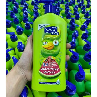 Sữa tắm gội Suave Kids 3in1 size 532ml mẫu mới