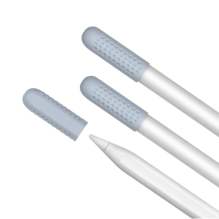 Bộ 3 Nắp Silicon Chống Sốc Cho Apple Pencil 2 AHASTYLE