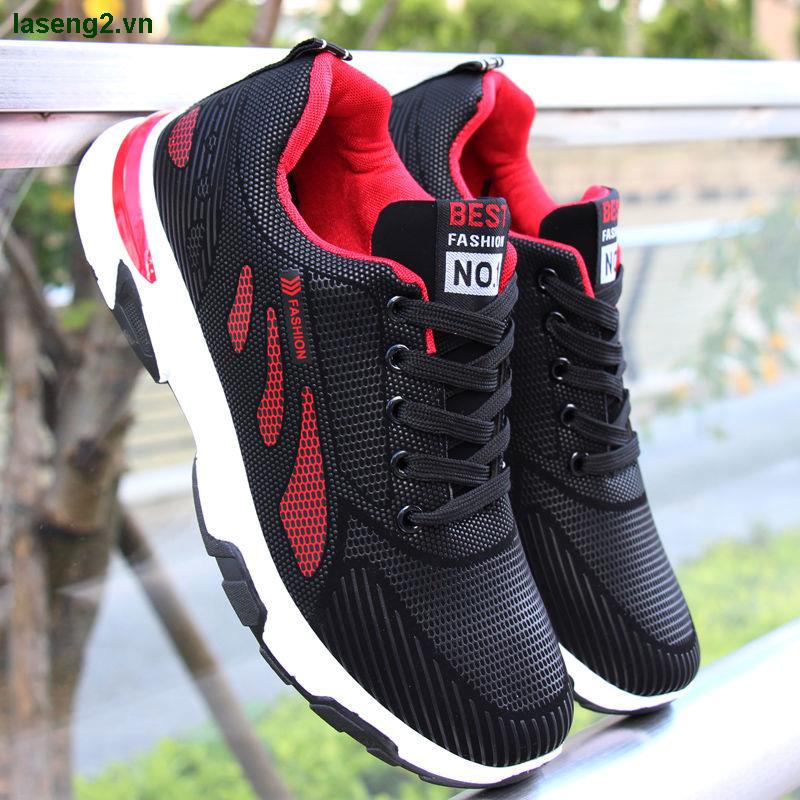 Giày thể thao da đế mềm chống nước khử mùi thời trang thu đông dành cho nam