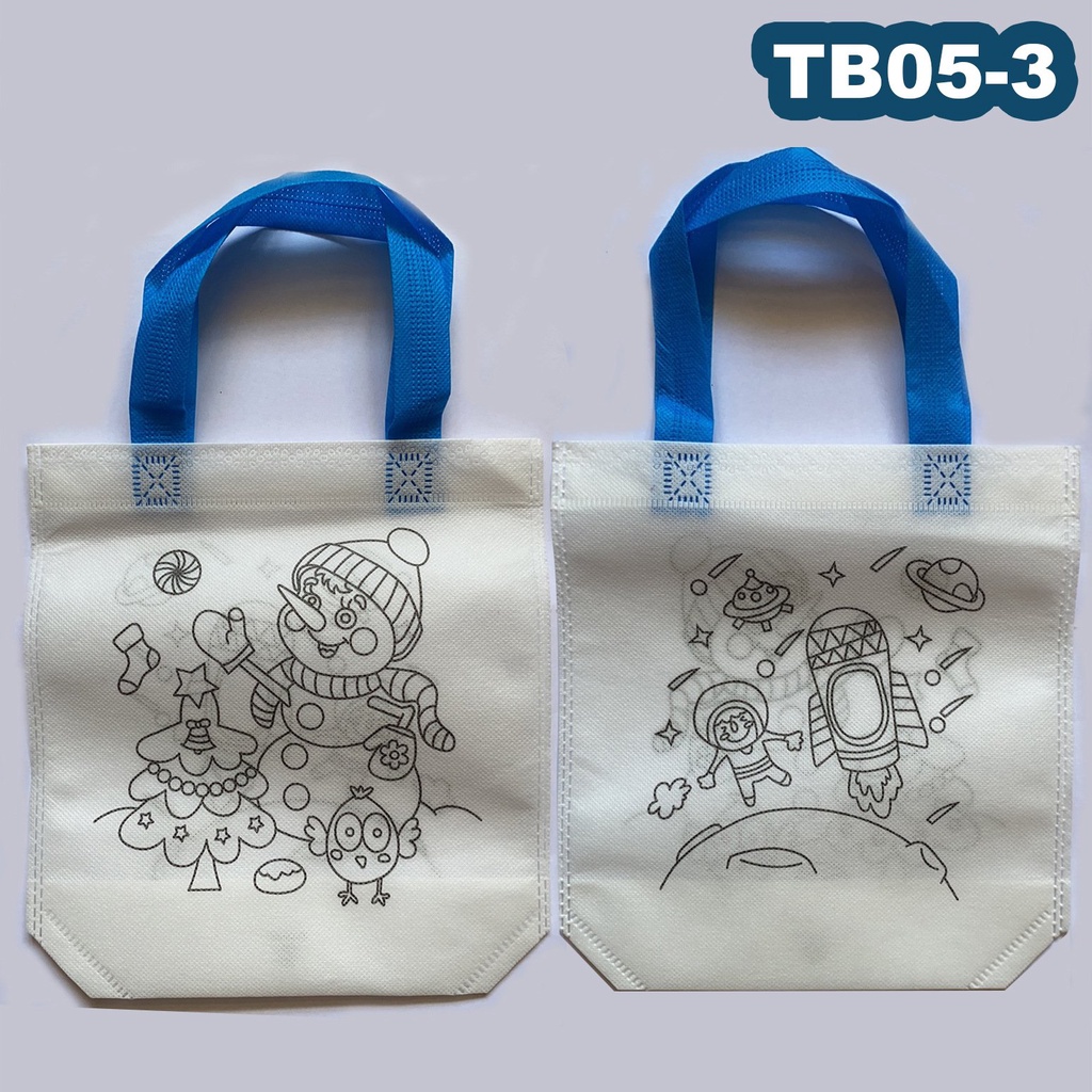 Nhân bản từ Túi vải vẽ, tô màu cho bé (2 mặt) TB05