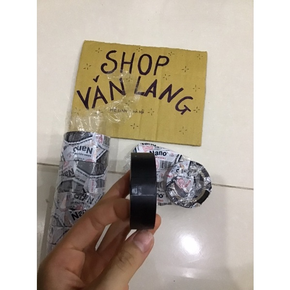 Băng dính điện Nano đen bản 1,7cm - loại tốt