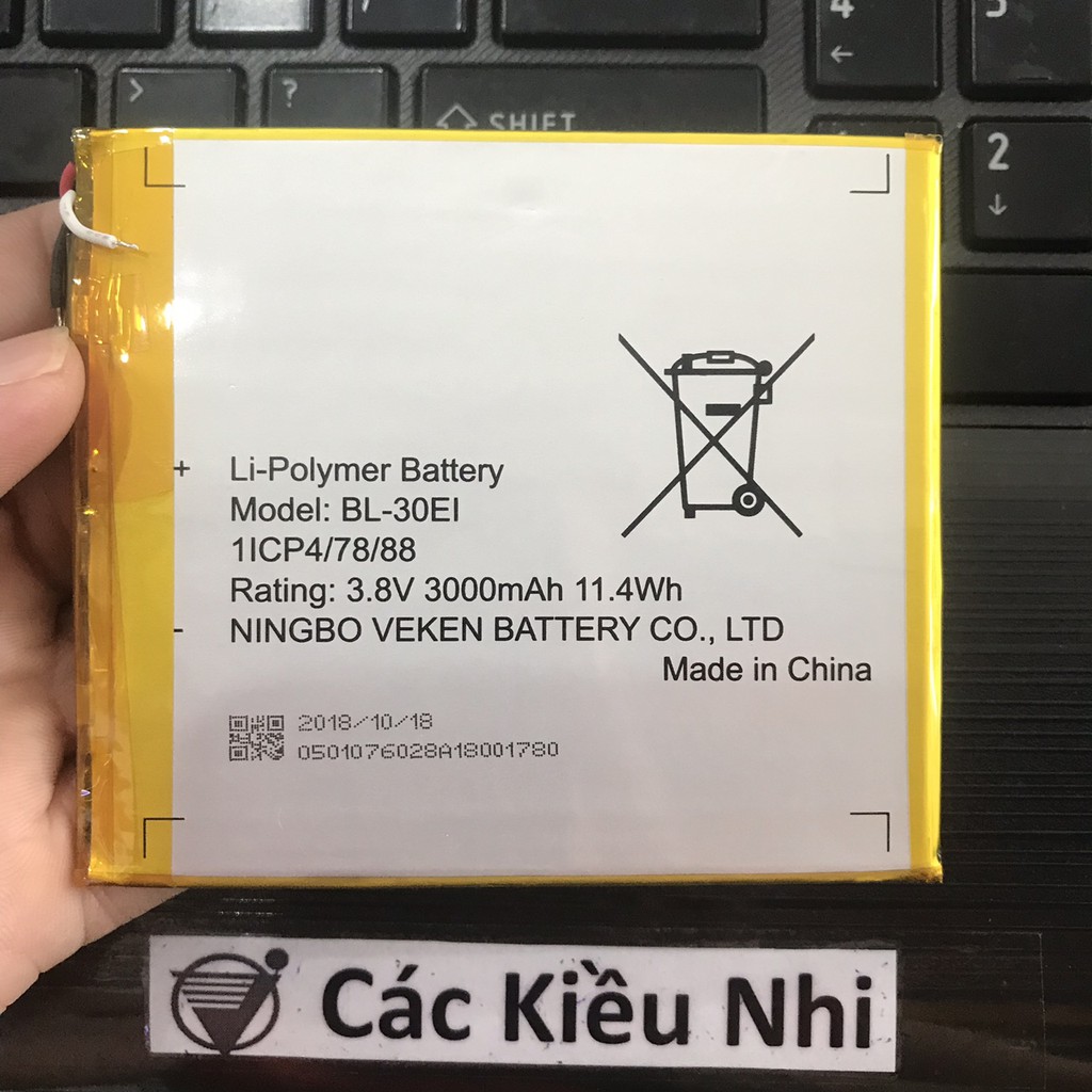 Pin iTel BL-30Ei zin cho Tab IT1702