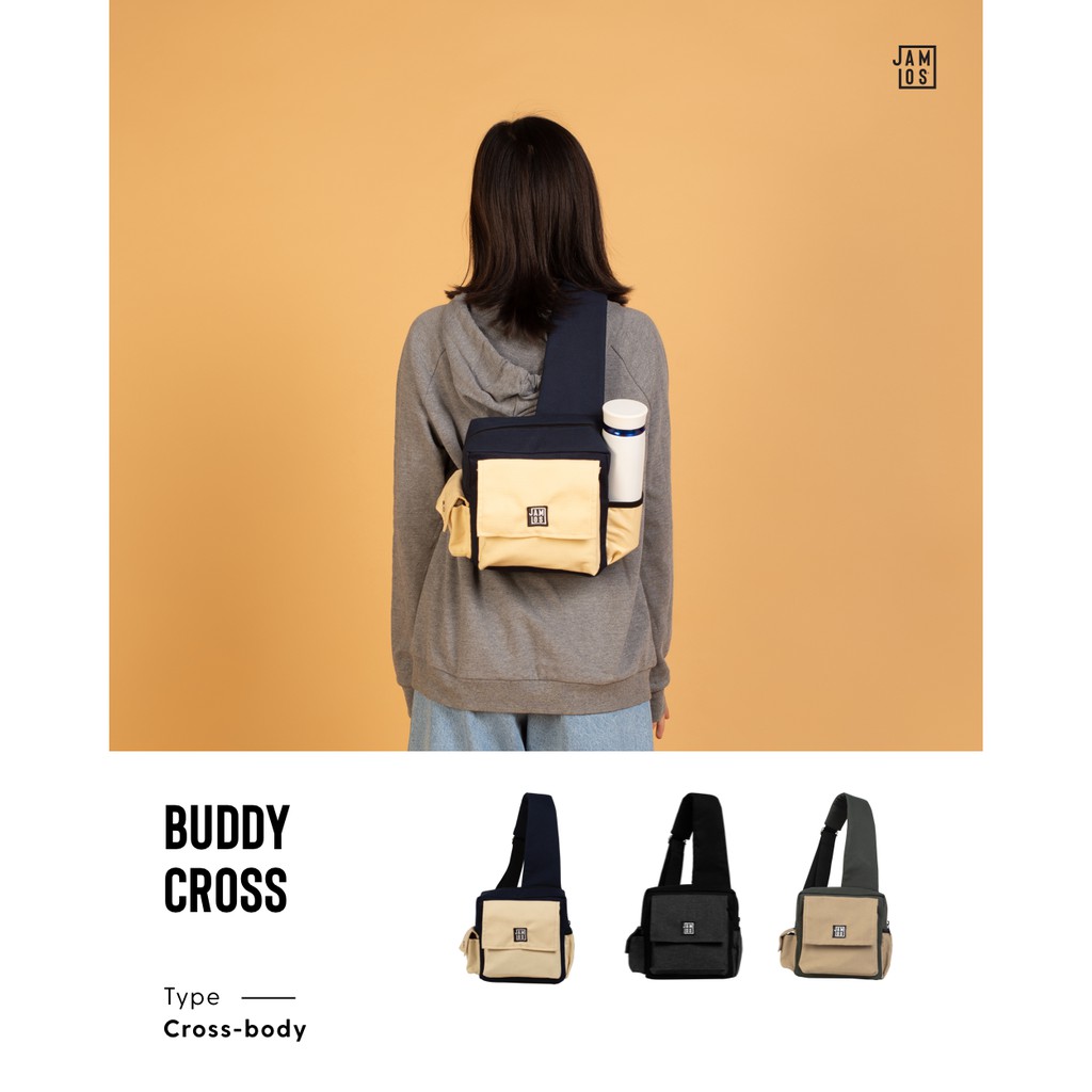 Túi đeo chéo thời trang đa dụng tiện ích vải canvas Buddy Cross Jamlos | BigBuy360 - bigbuy360.vn