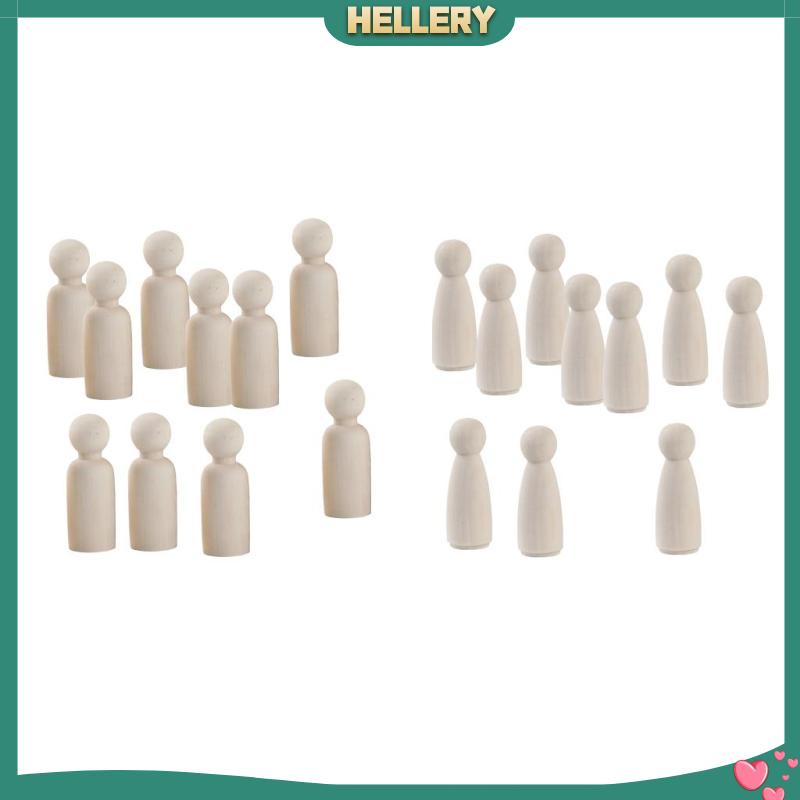Set 10 Búp Bê Người Bodies Bằng Gỗ DIY