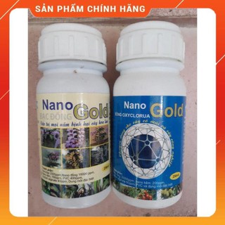 Cặp 2 chai Nano Bạc Đồng và Nano Đồng Oxyclorua chai 250ml
