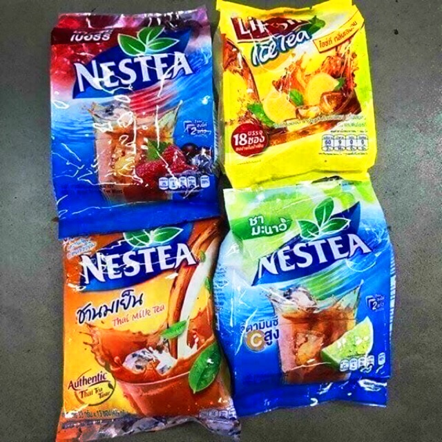 Trà NESTEA DÂU RỪNG NHIỆT ĐỚI, CHANH, TRÀ SỮA THÁI