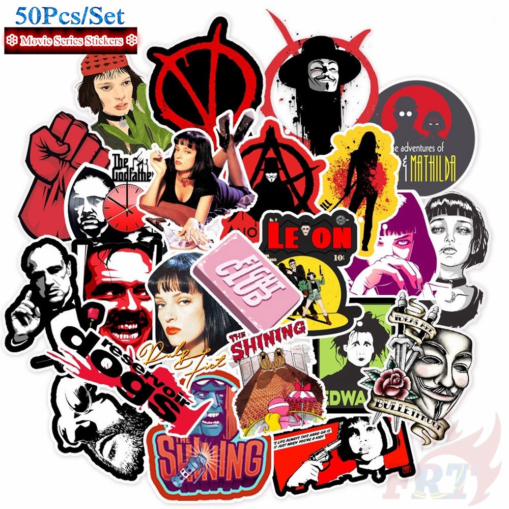 ❉ Mixed Movie & TV Shows Series 01 Waterproof Graffiti Stickers ❉ 50Pcs/Set DIY Fashion Luggage Laptop Skateboard Doodle Decal Stickers