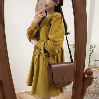 Đầm babydol nút dọc