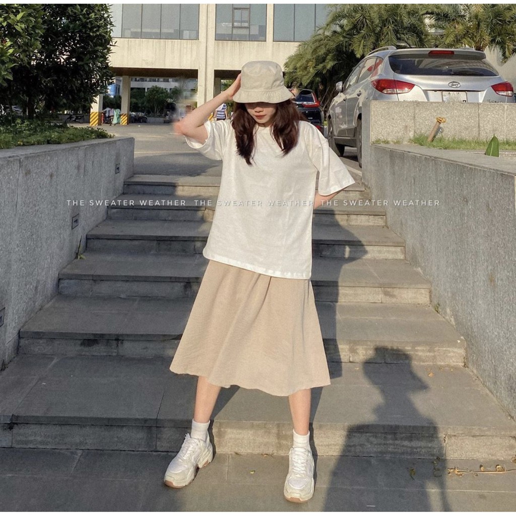 Chân váy đũi chữ A không nhăn | BigBuy360 - bigbuy360.vn