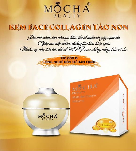 Kem nám colagen tảo non mocha